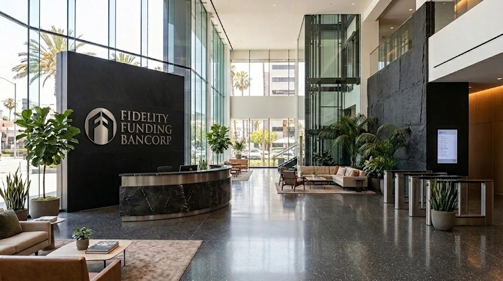 Fidelity Funding Bancorp office lobby